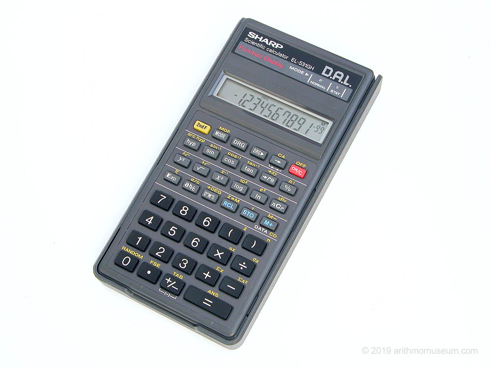 SHARP EL-586 – Le Rayon des Calculatrices
